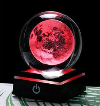 3D Laser Engraved Crystal Balls Lamp - Space Shop