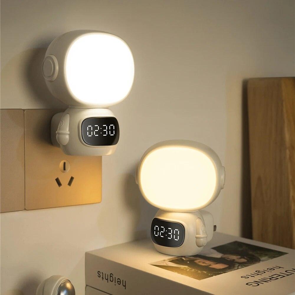 Astronaut Clock Night Light - Space Shop