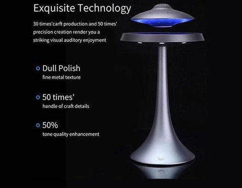 Magnetic Levitation Lamp Bluetooth Subwoofer Sound - Space Shop