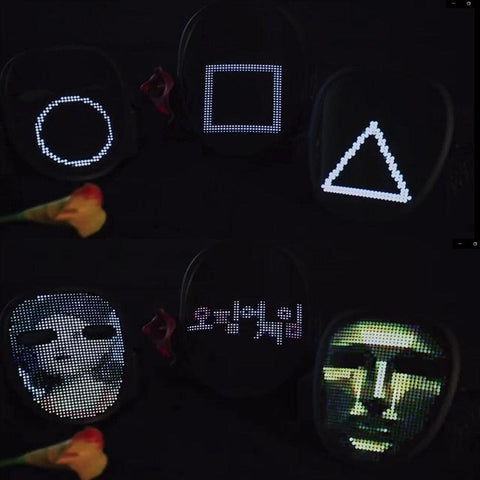 Bluetooth Light Up LED Mask - Space Shop