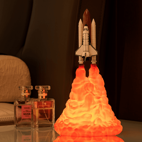 3D Print Rocket Space Shuttle Night Lamp - Space Shop