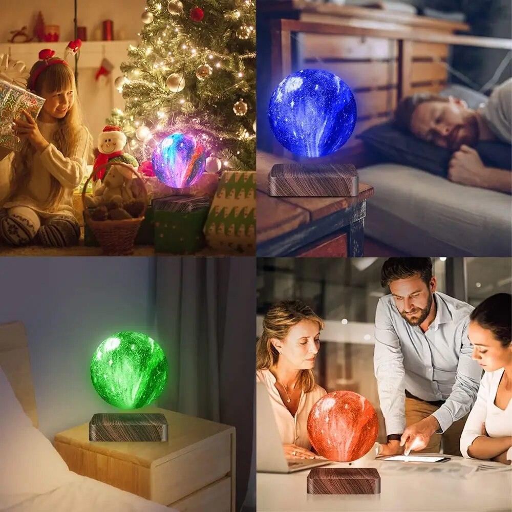 Levitating Galaxy Lamp 3D - Space Shop