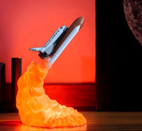 3D Print Rocket Space Shuttle Night Lamp - Space Shop