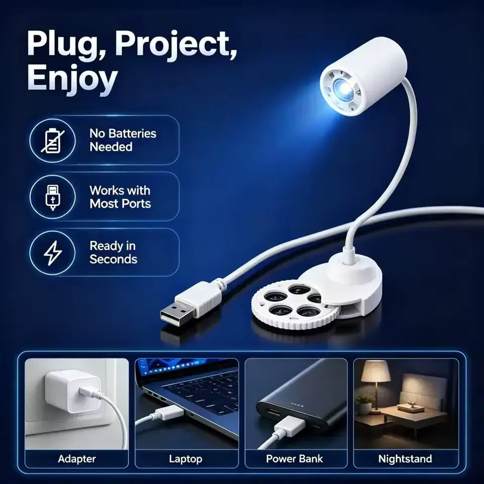 MINI USB™ Galaxy Star Projector