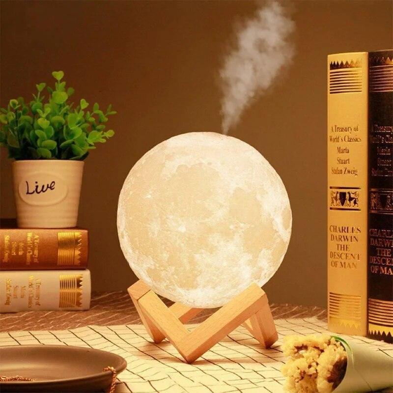Humidifier Diffuser Luminaire Moon 3D - Space Shop