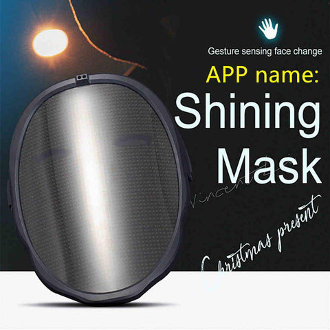 Bluetooth Light Up LED Mask - Space Shop